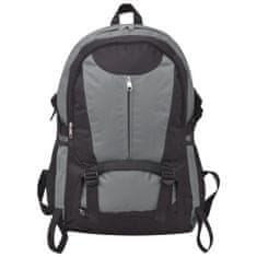 Greatstore Outdoorový batoh 40 l černý a šedý