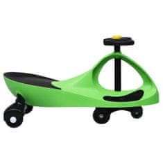 Greatstore Dětské vozítko a odrážedlo SwingCar s klaksonem zelené