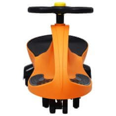 Greatstore Dětské vozítko a odrážedlo SwingCar s klaksonem oranžové