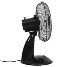 Greatstore Stolní ventilátor 3 rychlosti 30 cm 40 W černý