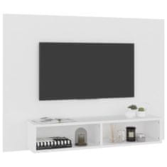 Greatstore Nástěnná TV skříňka bílá 120 x 23,5 x 90 cm dřevotříska