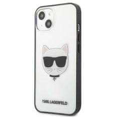 Karl Lagerfeld KLHCP13SHCHCK hard silikonové pouzdro iPhone 13 Mini 5.4" transparent Ikonik Choupette