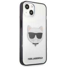 Karl Lagerfeld KLHCP13SHCHCK hard silikonové pouzdro iPhone 13 Mini 5.4" transparent Ikonik Choupette