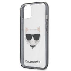 Karl Lagerfeld KLHCP13SHCHCK hard silikonové pouzdro iPhone 13 Mini 5.4" transparent Ikonik Choupette