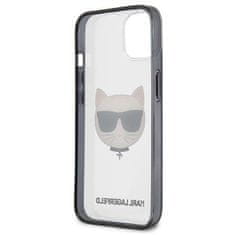 Karl Lagerfeld KLHCP13SHCHCK hard silikonové pouzdro iPhone 13 Mini 5.4" transparent Ikonik Choupette