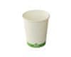 Bio papírový kelímek na horký nápoj ECO CUP bílý 200 ml (8 oz), 500ks