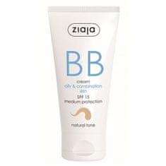 Ziaja BB krém pro mastnou, smíšenou pleť tón přirozený SPF15 50 ml