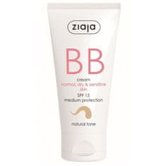 Ziaja BB krém pro normální, suchou, citlivou pleť tón přirozený SPF15 50 ml