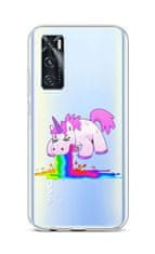 TopQ Kryt Vivo Y70 silikon Rainbow Splash 67199