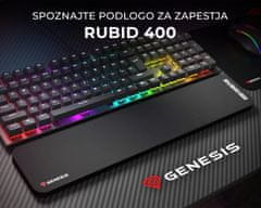 Genesis Opěrka zápěstí Genesis Rubid 400 - rozbaleno