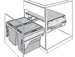 Hailo Vestavný odpadkový koš EURO CARGO S 3610-62