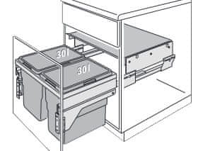 Hailo Vestavný odpadkový koš EURO CARGO S 3610-62
