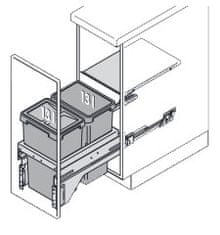 Hailo Vestavný odpadkový koš EURO- CARGO S 3610-13