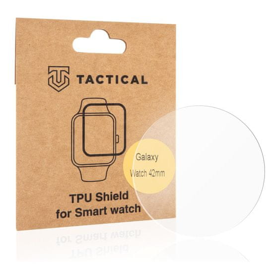 Tactical TPU Folia/Hodinky pre Samsung Galaxy Watch 42mm - Transparentní KP8560