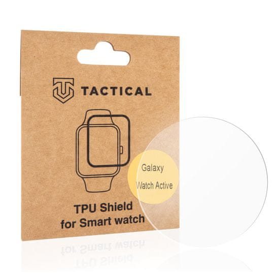 Tactical TPU Folia/Hodinky pre Samsung Galaxy Watch Active - Transparentní KP8559