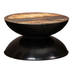 Vidaxl Konferenční stolek masivní recyklované dřevo černý 60x60x33 cm
