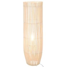 Greatstore Stojací lampa vrba bílá 52 cm E27