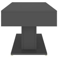 Vidaxl Konferenční stolek šedý 96 x 50 x 45 cm dřevotříska