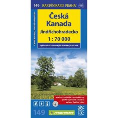 Česká Kanada, Jindřichohradecko 1:70 000 - Cykloturistická mapa č. 149