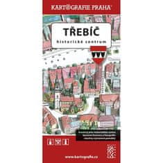 Třebíč - Historické centrum/Kreslený plán města