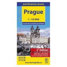 Praha mapa turistických zajímavostí - 1:10 000