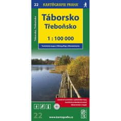 Táborsko Třeboňsko 1:100 000 - mapa K22