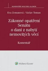 Eva Zemanová: Zákonné opatření Senátu o dani z nabytí nemovitých věcí - Komentář