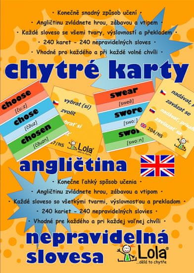 Chytré karty - Angličtina nepravidelná slovesa