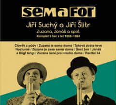 Jiří Suchý: Semafor Komplet 9 her z let 1959-1964 - Zuzana, Jonáš a spol., 15 CD