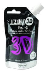 Reliéfní pasta 3D IZINK - crocus, fialová, 80 ml