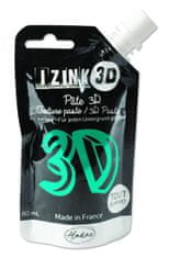 Reliéfní pasta 3D IZINK - turquiose, tyrkysová, 80 ml