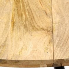Greatstore Jídelní stůl 120 x 73 cm masivní mangovníkové dřevo