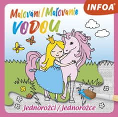 Malování / Maľovanie vodou - Jednorožci / Jednorožce