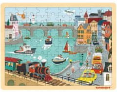 Dřevěné puzzle doprava