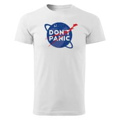 Grooters Pánské tričko Stopařův Průvodce po Galaxii - Don´t Panic Velikost: XS