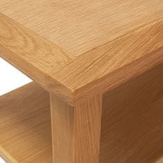 Greatstore Konferenční stolek 110 x 55 x 40 masivní dubové dřevo
