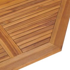 Vidaxl Skládací zahradní jídelní stůl 120 x 120 x 75 cm masivní teak