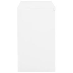 Vidaxl Kancelářská skříň bílá 90 x 40 x 70 cm ocel