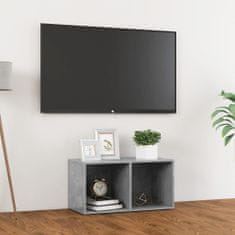 Vidaxl TV stolek betonově šedý 72 x 35 x 36,5 cm dřevotříska