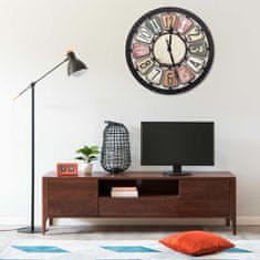 Greatstore Nástěnné hodiny vícebarvené 80 cm MDF