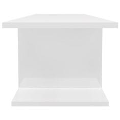 Vidaxl Nástěnná TV skříňka bílá s vysokým leskem 103 x 30 x 26,5 cm