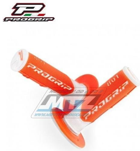 Progrip Rukojeti/Gripy Progrip 801 - FLUO oranžovo-bílé PG0801-FL0701