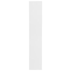 Vidaxl Botník bílý 54 x 34 x 183 cm dřevotříska