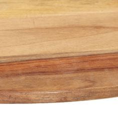 Greatstore Stolní deska masivní sheeshamové dřevo kulatá 15–16 mm 50 cm