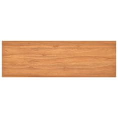 Greatstore Psací stůl 140 x 45 x 75 cm masivní teakové dřevo