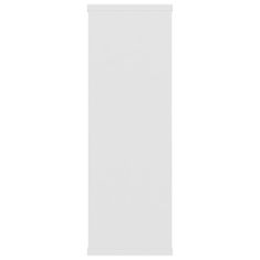 Greatstore Nástěnné police bílé 104 x 20 x 60 cm dřevotříska