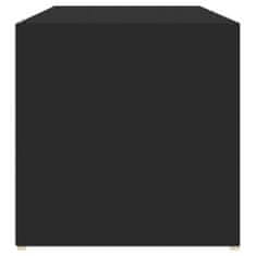 Vidaxl Botníková lavice černá 105 x 35 x 35 cm dřevotříska