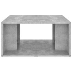 Greatstore Konferenční stolky 4 ks betonově šedé 33x33x33 cm dřevotříska