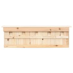 Greatstore Ptačí budka pro vrabce 5 komůrek 68 x 15 x 21 cm jedlové dřevo