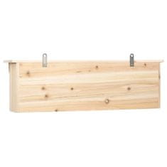 Greatstore Ptačí budka pro vrabce 5 komůrek 68 x 15 x 21 cm jedlové dřevo